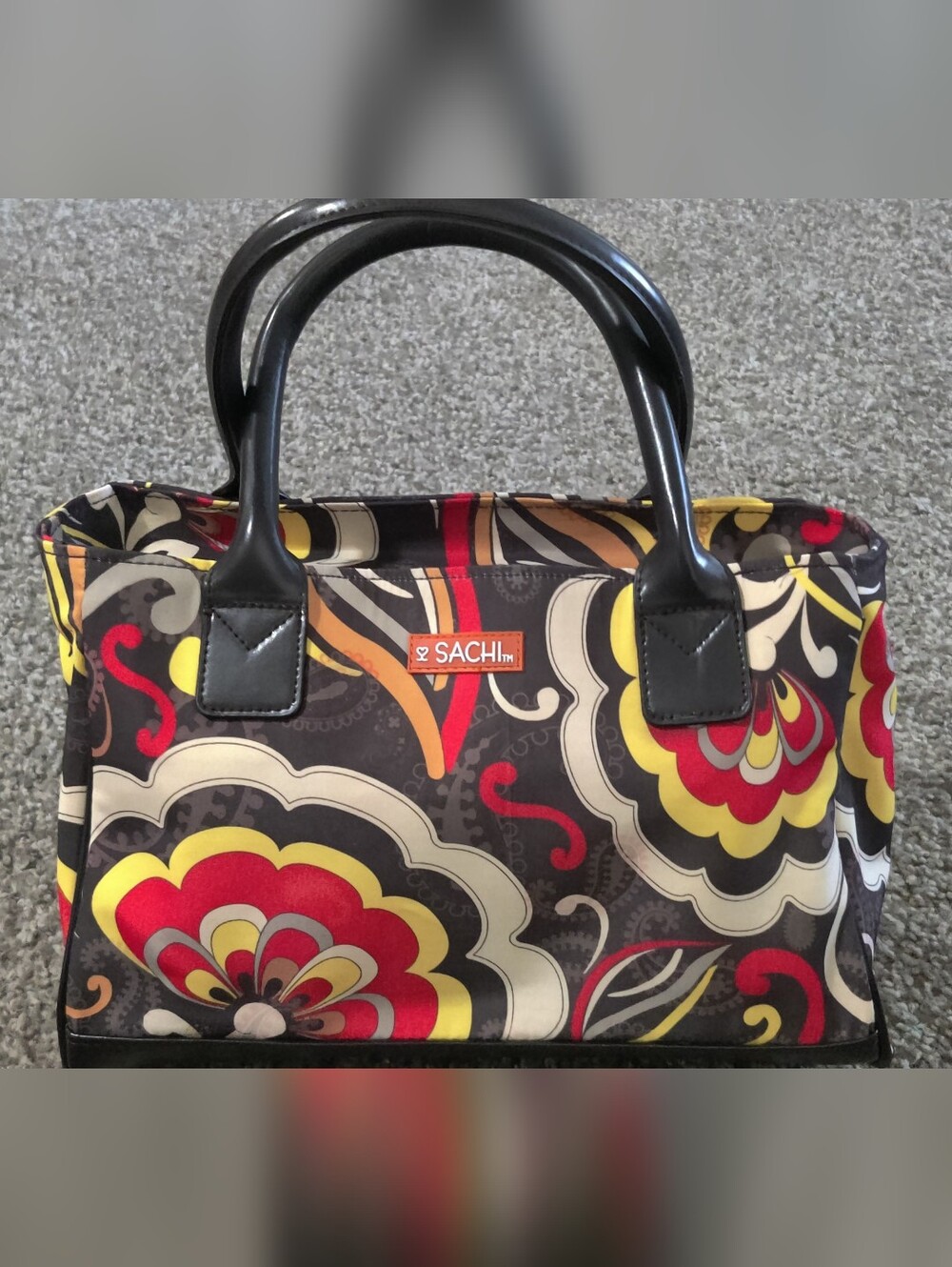 Sachi Multicolor Insulated Floral Tote Bag - Picture 2 of 8